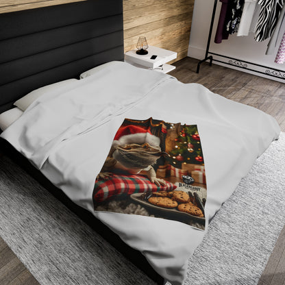 "Roach & Cookies" Velveteen Plush Blanket