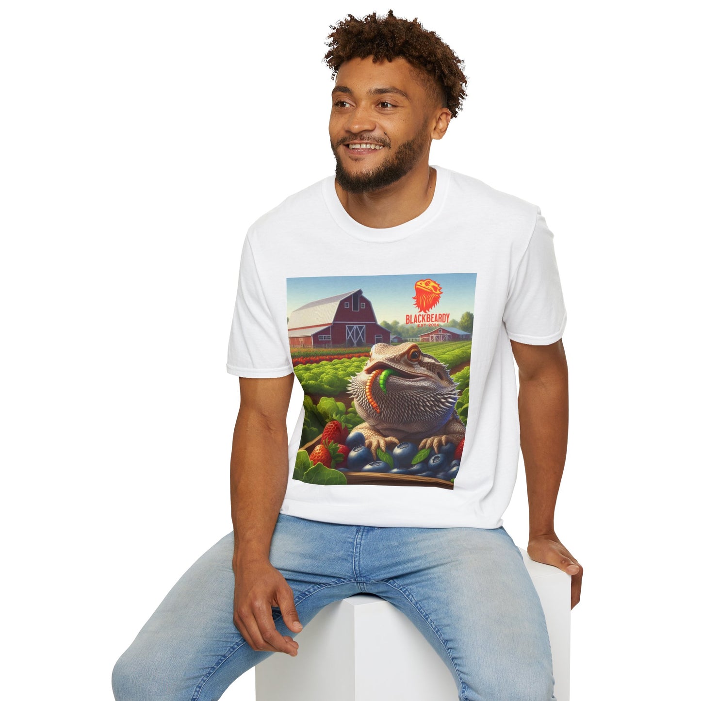 "Farm Beardy" Unisex Softstyle T-Shirt