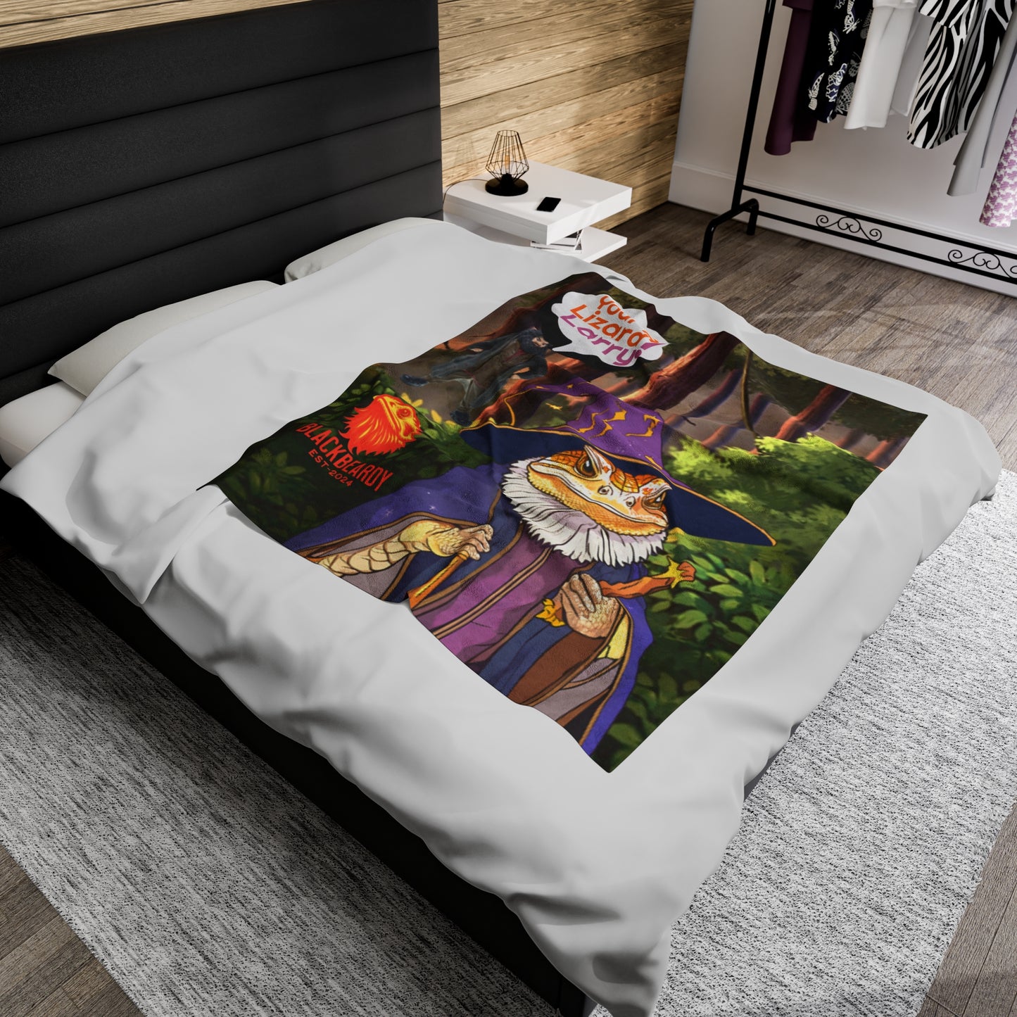 "Hagrid x BlackBeardy" Velveteen Plush Blanket