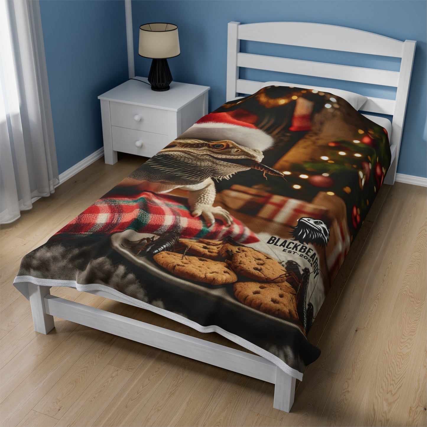 "Roach & Cookies" Velveteen Plush Blanket