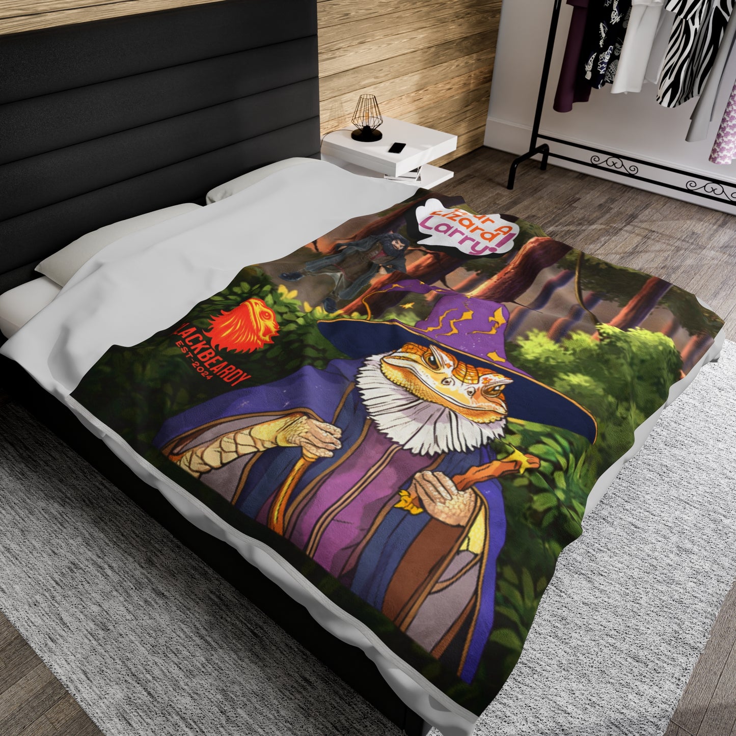 "Hagrid x BlackBeardy" Velveteen Plush Blanket