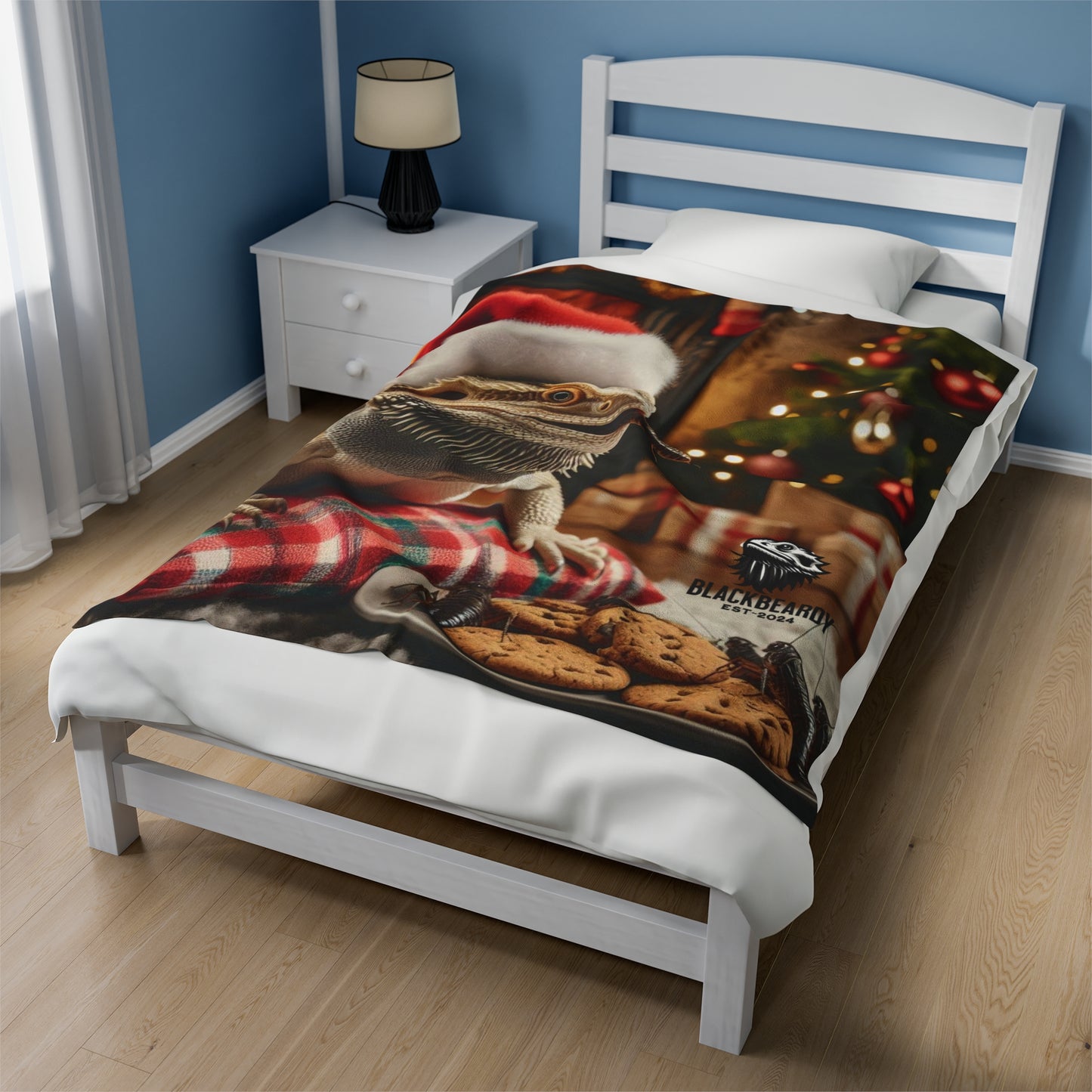"Roach & Cookies" Velveteen Plush Blanket