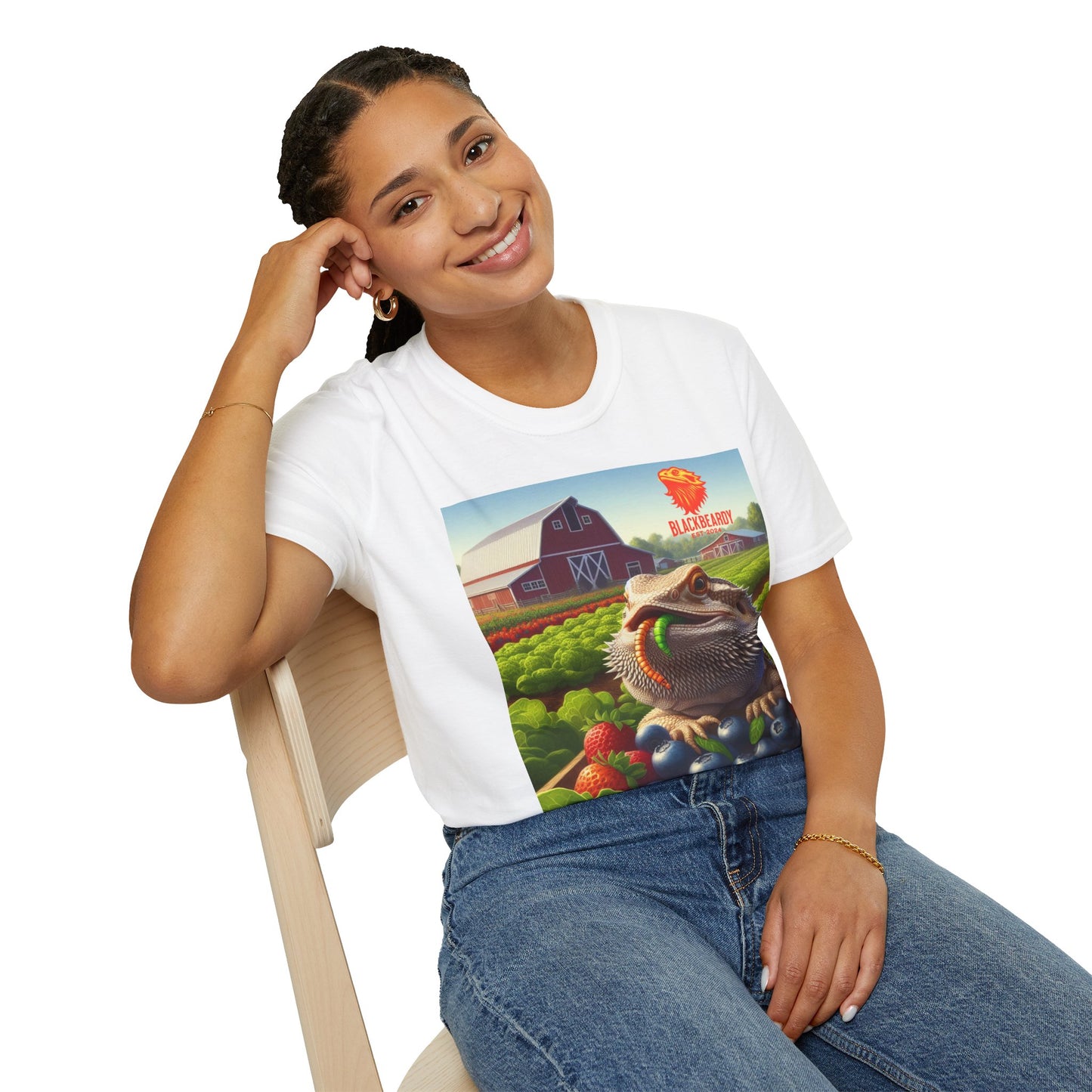 "Farm Beardy" Unisex Softstyle T-Shirt