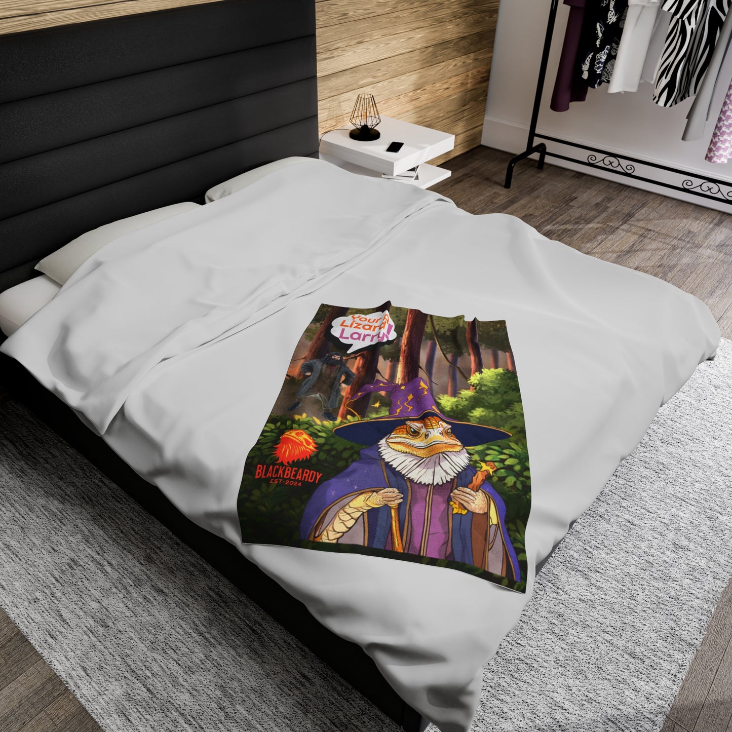 "Hagrid x BlackBeardy" Velveteen Plush Blanket
