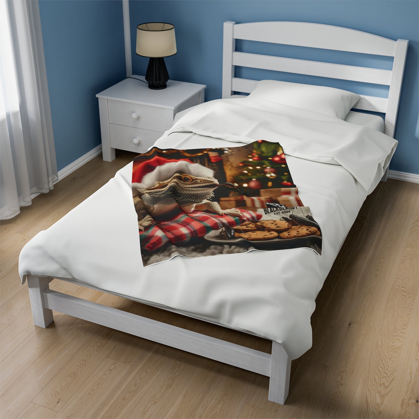 "Roach & Cookies" Velveteen Plush Blanket