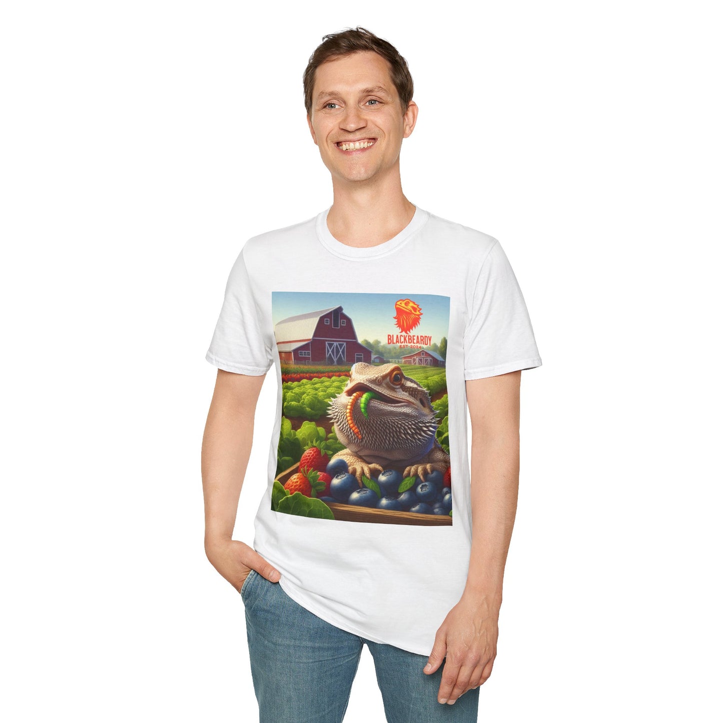 "Farm Beardy" Unisex Softstyle T-Shirt