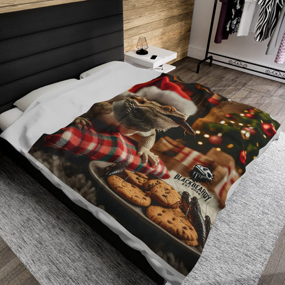 "Roach & Cookies" Velveteen Plush Blanket